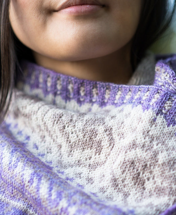 SweetGeorgia Cordatus Cowl and Mitts Knitting Pattern