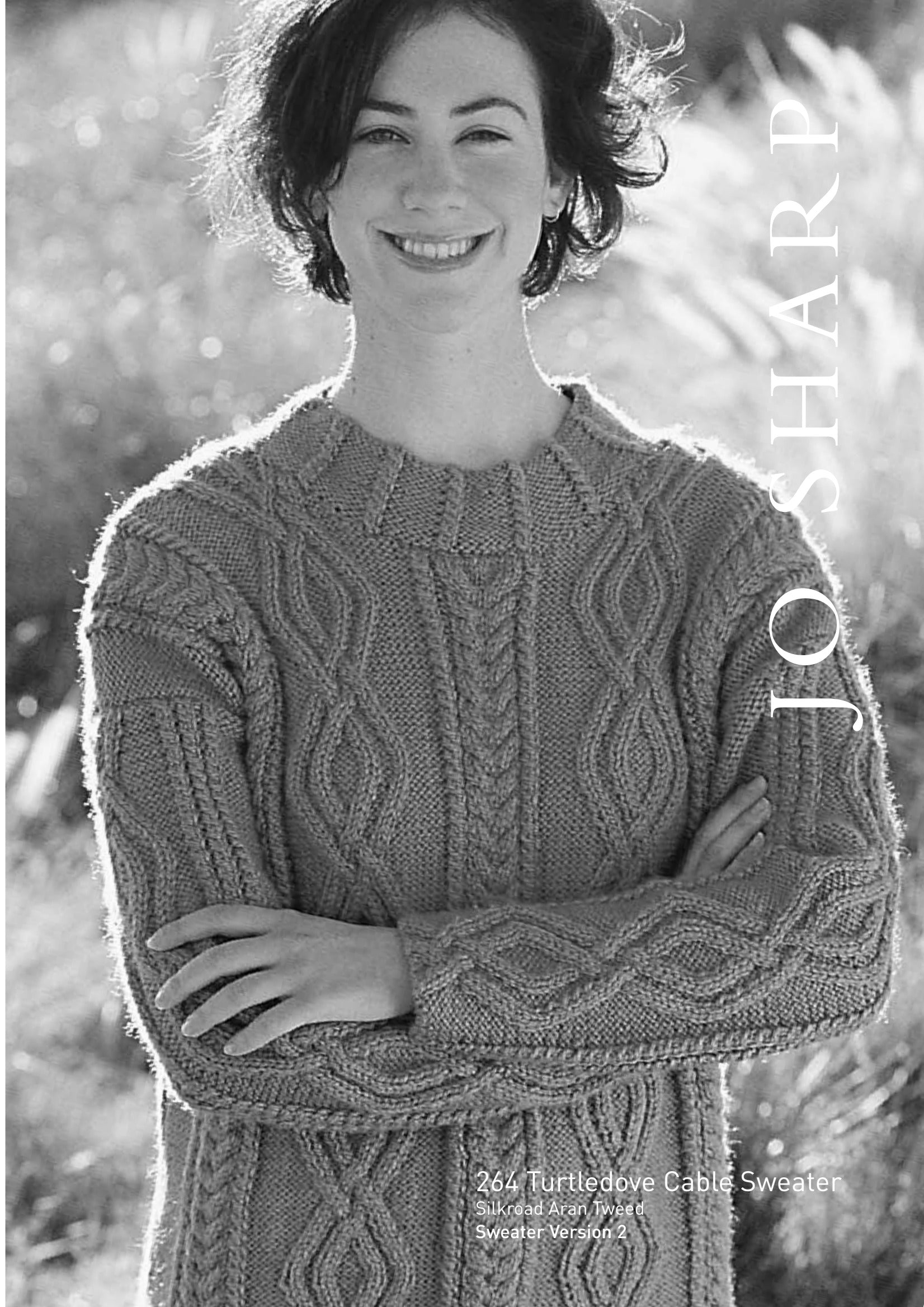 Jo Sharp Turtledove Cable Sweater Jumper Knitting Pattern
