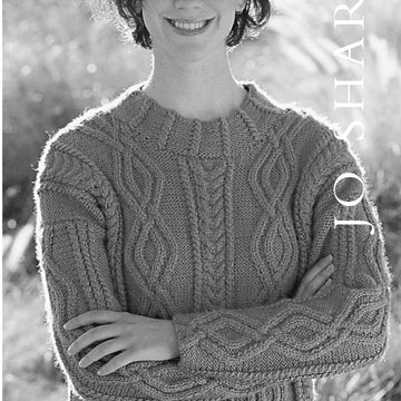 Jo Sharp Turtledove Cable Sweater Jumper Knitting Pattern