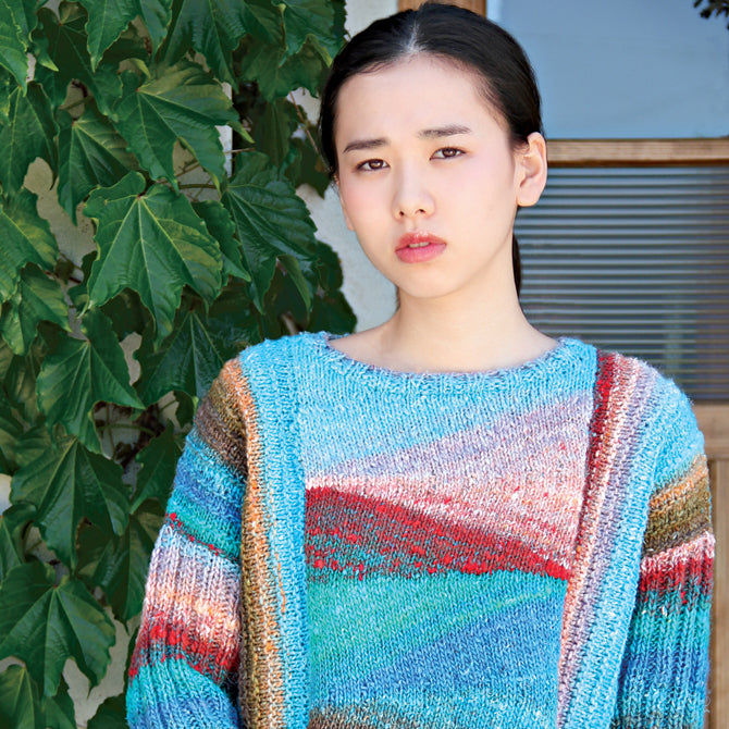 Noro Short Row Sweater Jumper Knitting Pattern