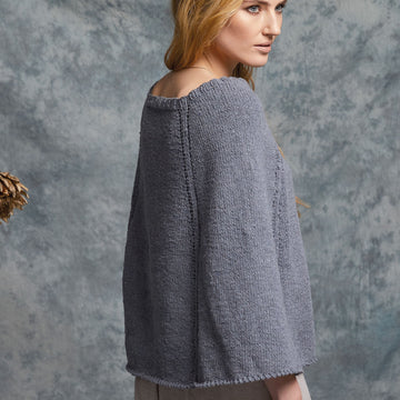 Rowan Eggplant Cape Knitting Pattern