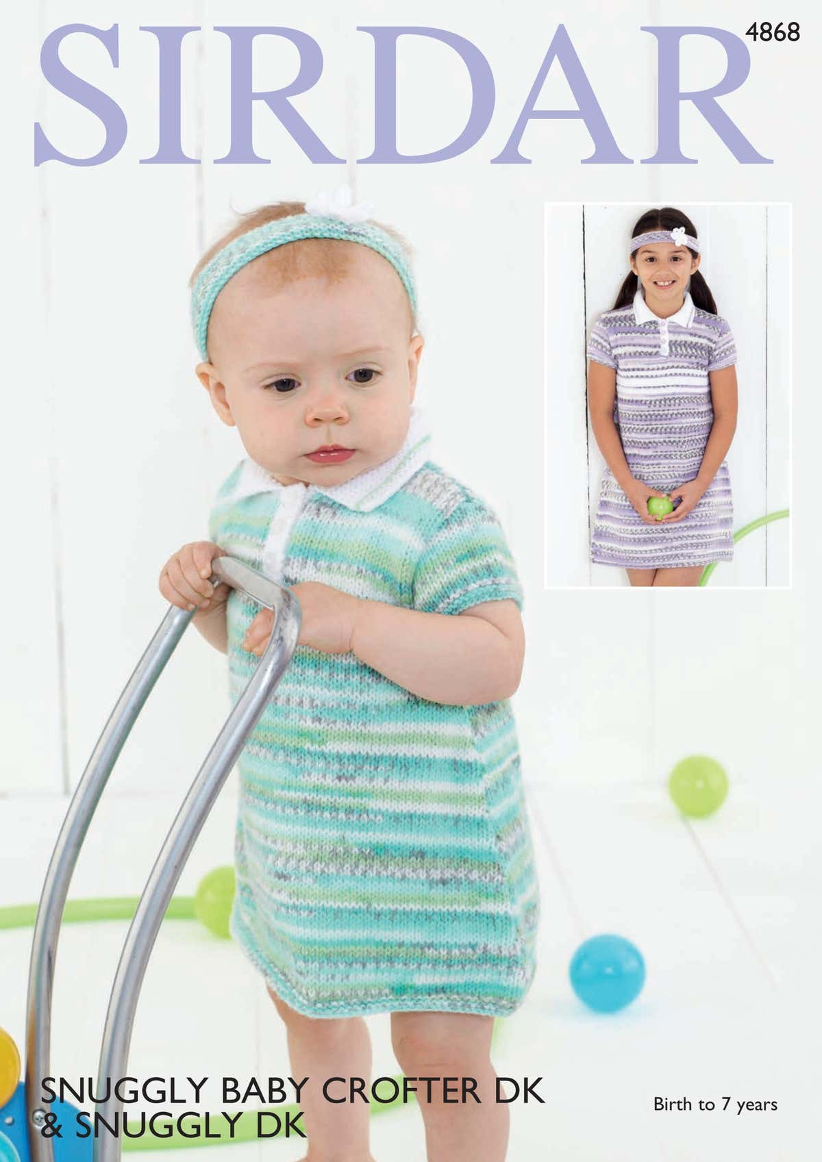 Sirdar Dresses and Headbands Accessory Knitting Pattern