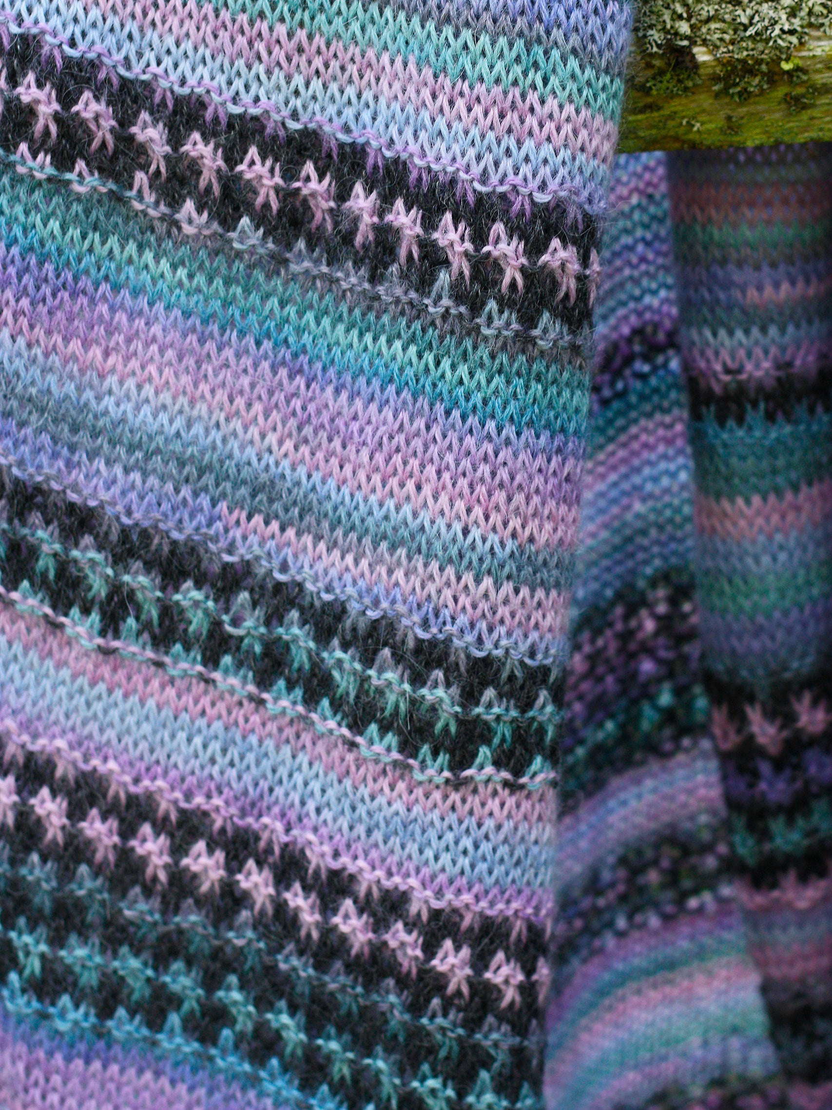 Cowry Shawl Wrap Knitting Pattern