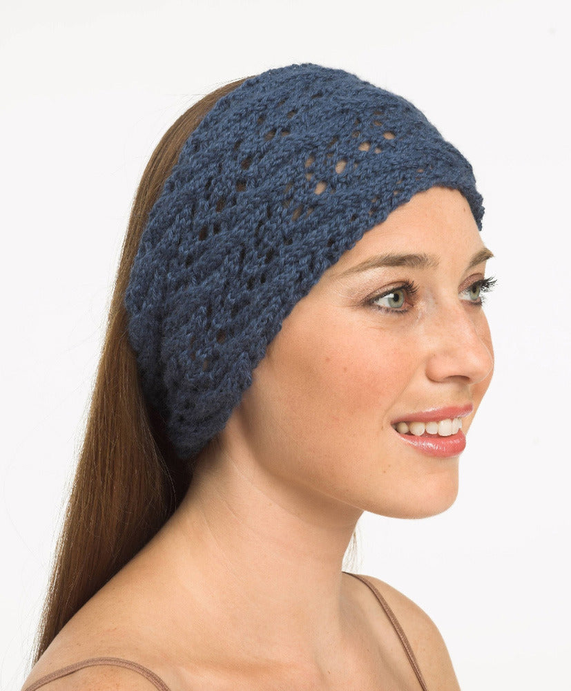 Cabled Headband in Plymouth Baby Alpaca DK - F317 - PDF