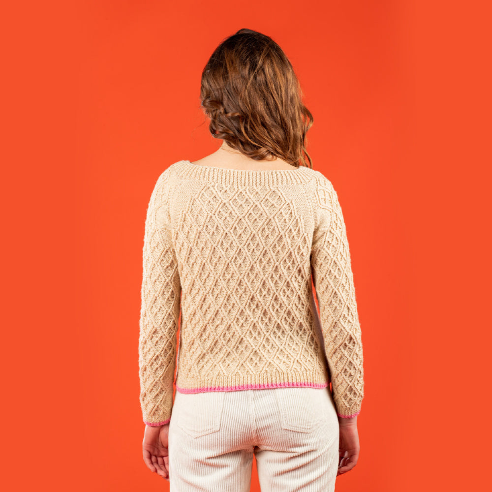Paintbox Yarns Argyle Tile Cardigan Knitting Pattern