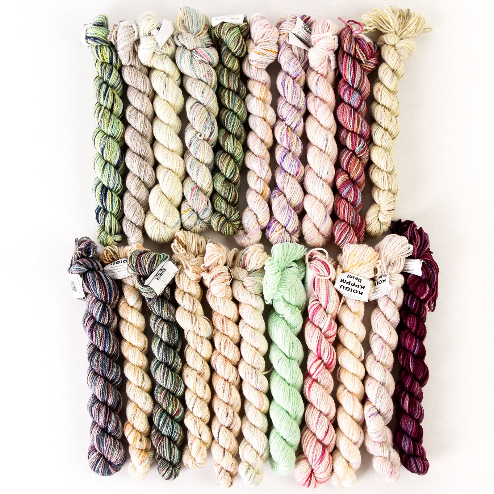 Koigu KPPPM Mini Skein Set Yarn - Merino Wool 4 Ply