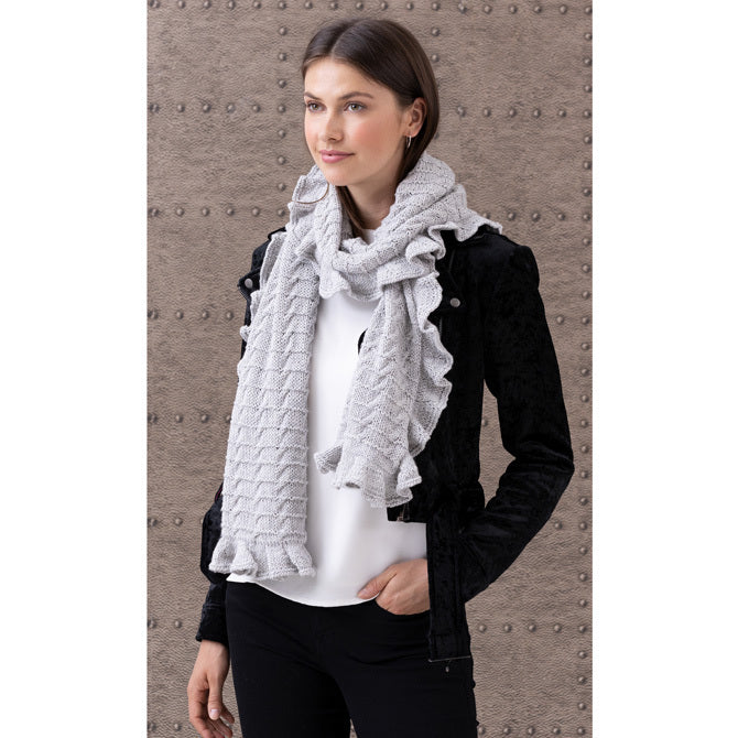 String Lorelie Cabled Scarf Knitting Pattern
