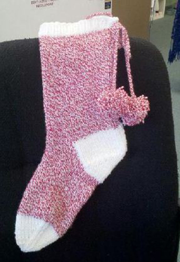 Christmas Stocking Socks Knitting Pattern