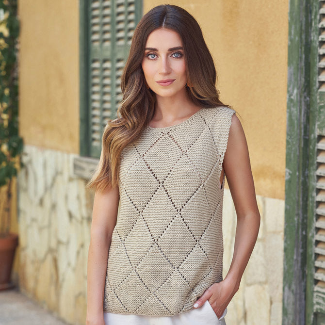 Rowan Diamond Top Jumper Knitting Pattern