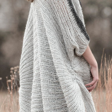 Cold Spring Coccoon Coat Knitting Pattern