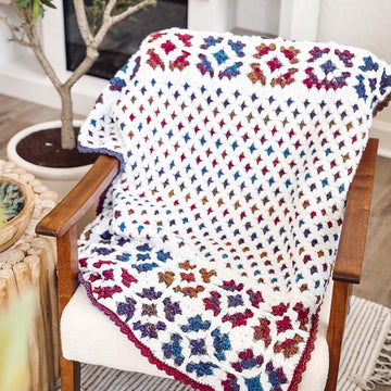 Windowpane Granny Stitch Blanket