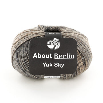 Lana Grossa About Berlin Yak Sky Yarn - Wool 4 Ply