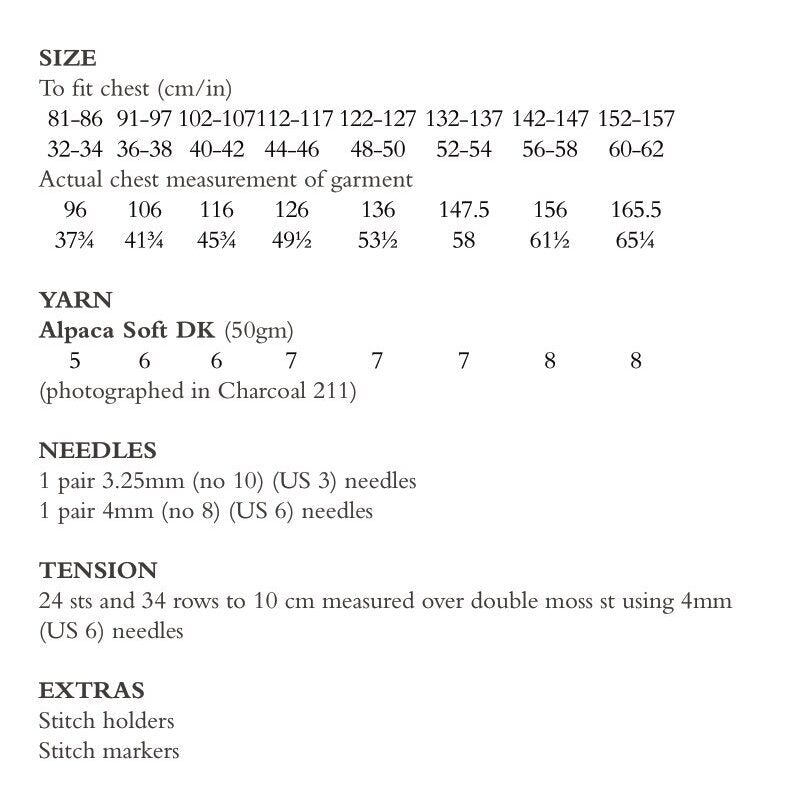 Baker Jumper Knitting Pattern