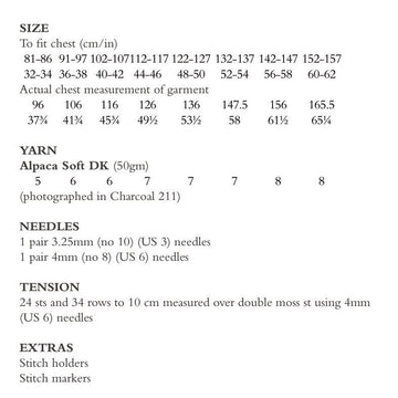 Baker Jumper Knitting Pattern