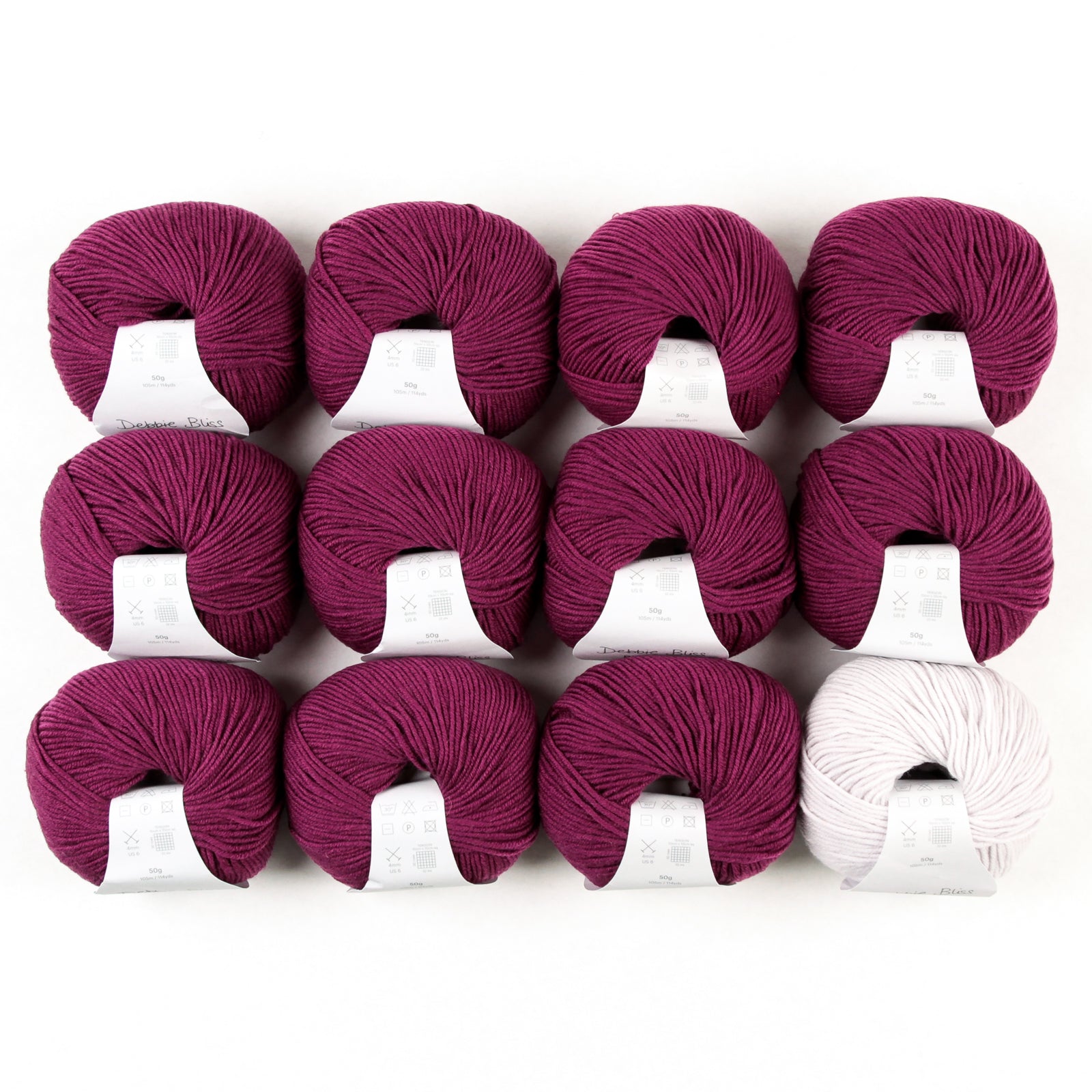 Debbie Bliss Winter Blanket Knitalong Yarn - Merino Wool DK