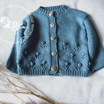 Freckles Bottom Up Cardigan - P289