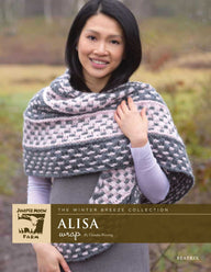 The Winter Breeze Collection - Alisa Wrap in Juniper Moon Farm