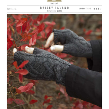 Swans Island Bailey Island Mitts Gloves Knitting Pattern