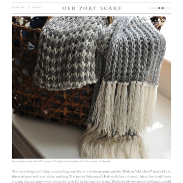 Swans Island Old Port Scarf PDF