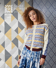MillaMia Signe Bomber Jacket Knitting Pattern