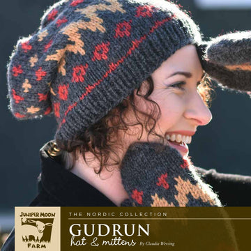 Juniper Moon Farm Gudrun Hat and Mittens PDF