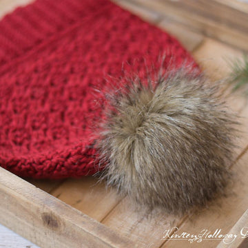 Cranberry Twist Slouch Hat