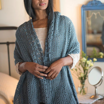 Pemberly Stole in Berroco Sky - 398-3 PDF