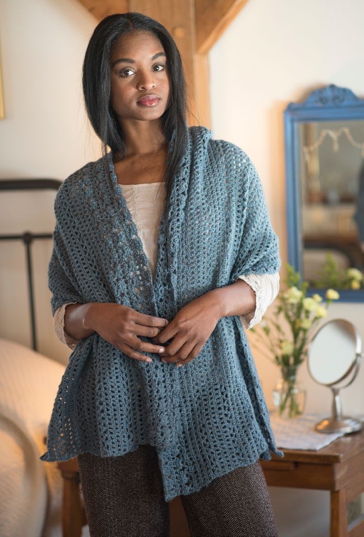 Pemberly Stole in Berroco Sky - 398-3 PDF