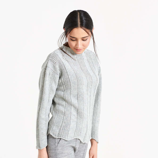 Lana Grossa 07 Pullover Jumper Knitting Pattern