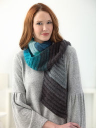 Shaded Diagonal Scarf Crochet Pattern