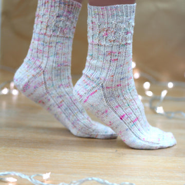 Vintage Fairy Lights Socks