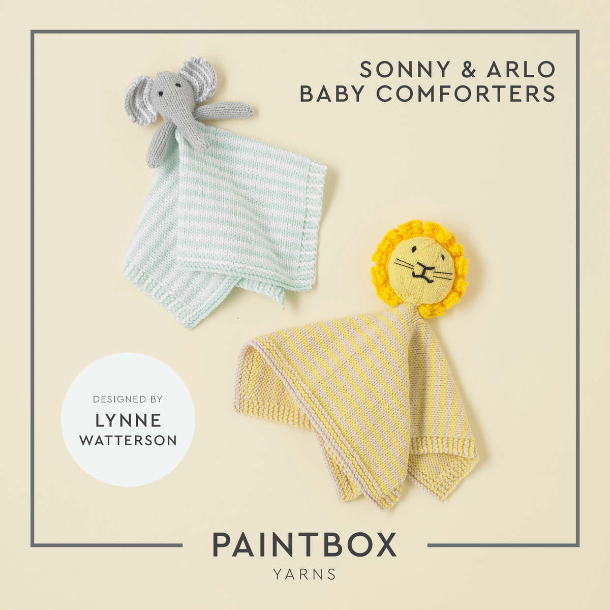 Paintbox Yarns Sonny & Arlo Baby Comforters Knitting Pattern