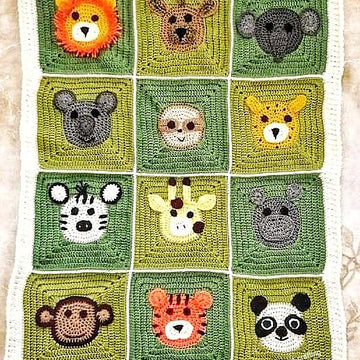 Jungle Baby Blanket