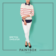 Paintbox Yarns Breton Jumper Knitting Pattern