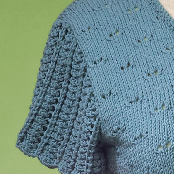 Empire Waist Cap Sleeve Pullover #164
