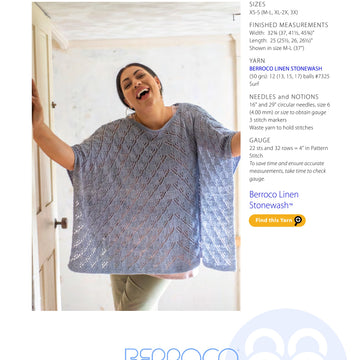 Berroco Arade Cape Knitting Pattern