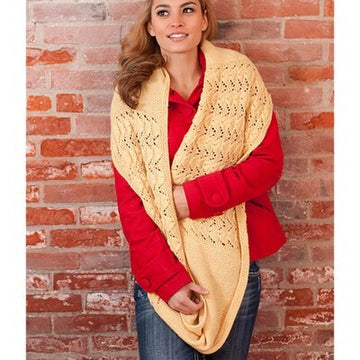 Plymouth Yarn 2738 Cowls Knitting Pattern