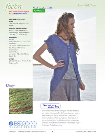 Berroco Foehn - Norah Gaughan Vol 10 PDF