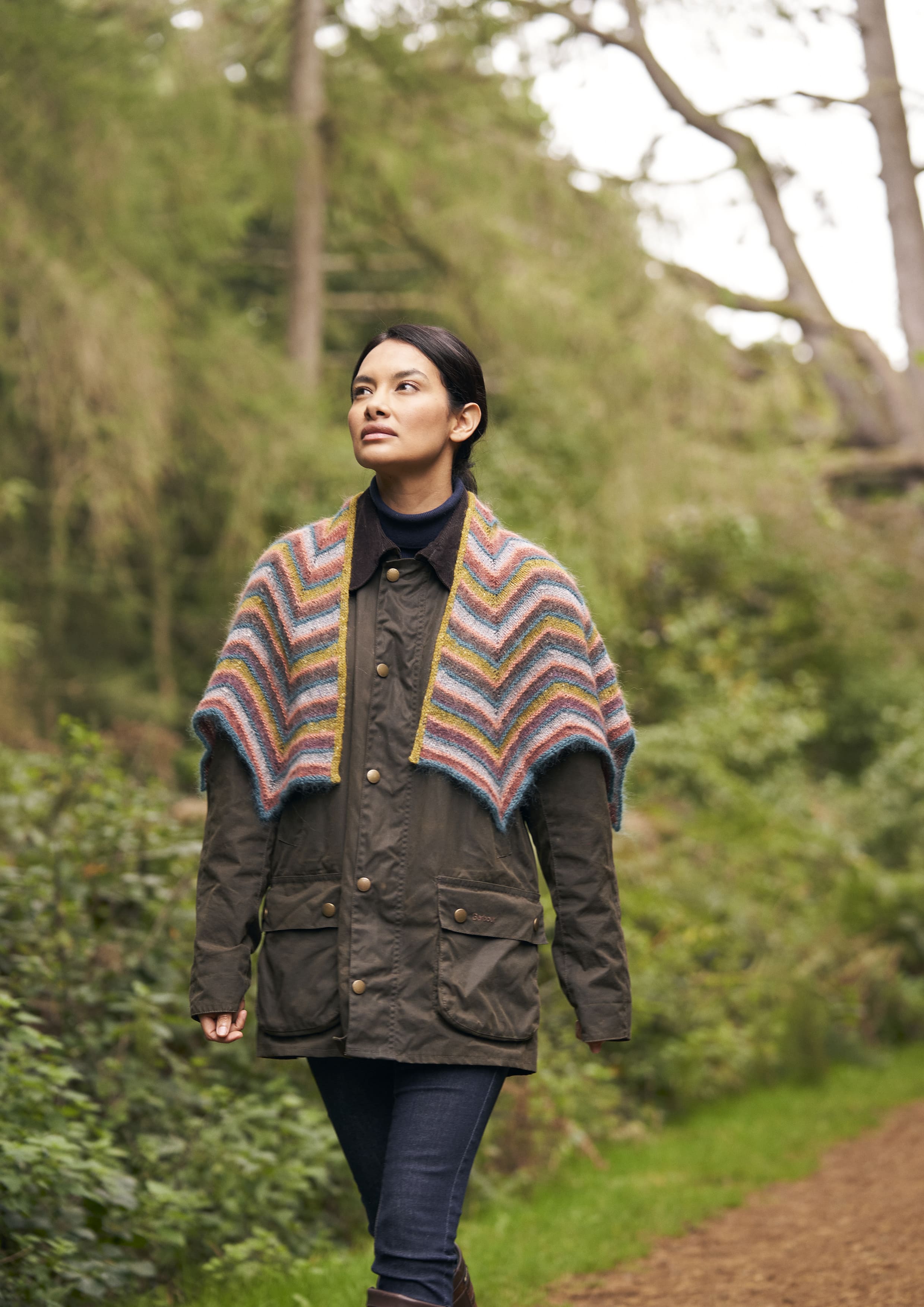 Wave Shawl Wrap Knitting Pattern