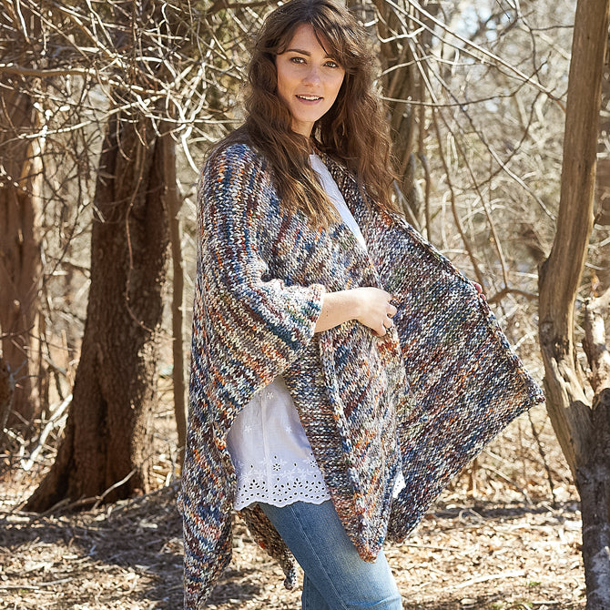 Berroco Garafano Cape Knitting Pattern