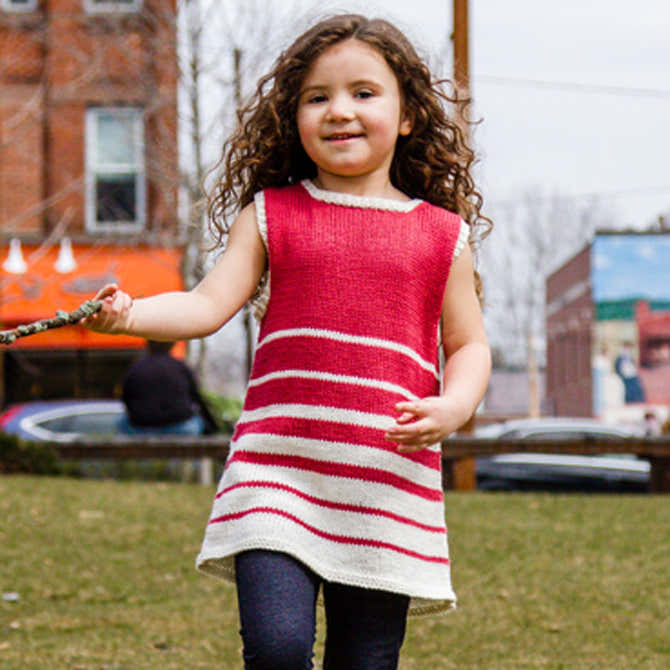 Valley Yarns Strawberry Creamsicle Knitting Pattern