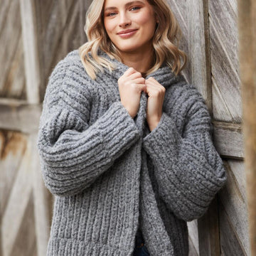 Brioche Jacket Knitting Pattern