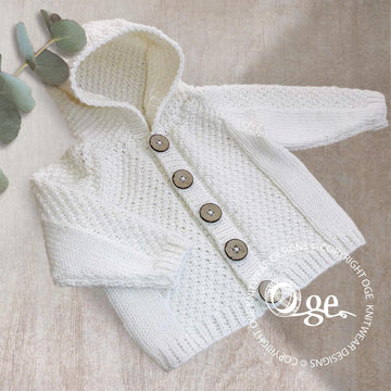Baby Cardigan with Hood - P062
