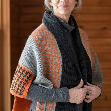 Berroco Deauville Shawl Wrap Knitting Pattern