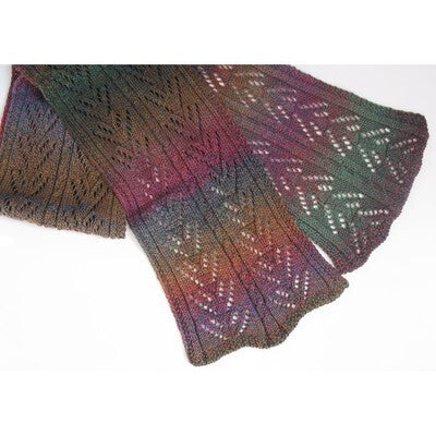 Jojoland Christmas Wreath Scarf Knitting Pattern