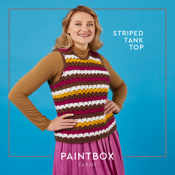 Paintbox Yarns Striped Tank Top Crochet Pattern
