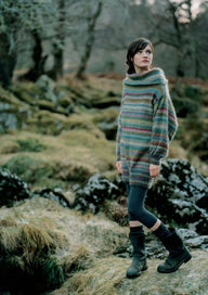 Earth Stripe Tunic Jumper Knitting Pattern