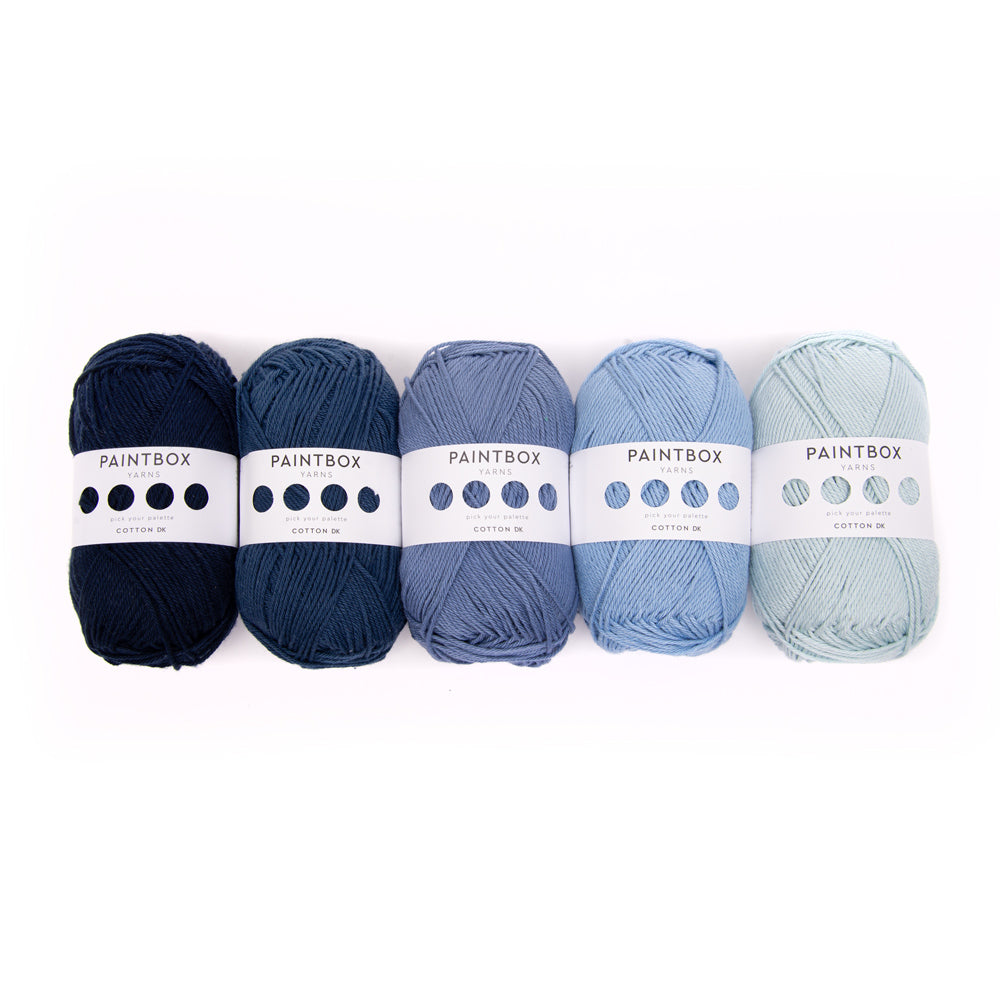 Paintbox Yarns Cotton DK 5 Ball Ombre Color Pack Yarn