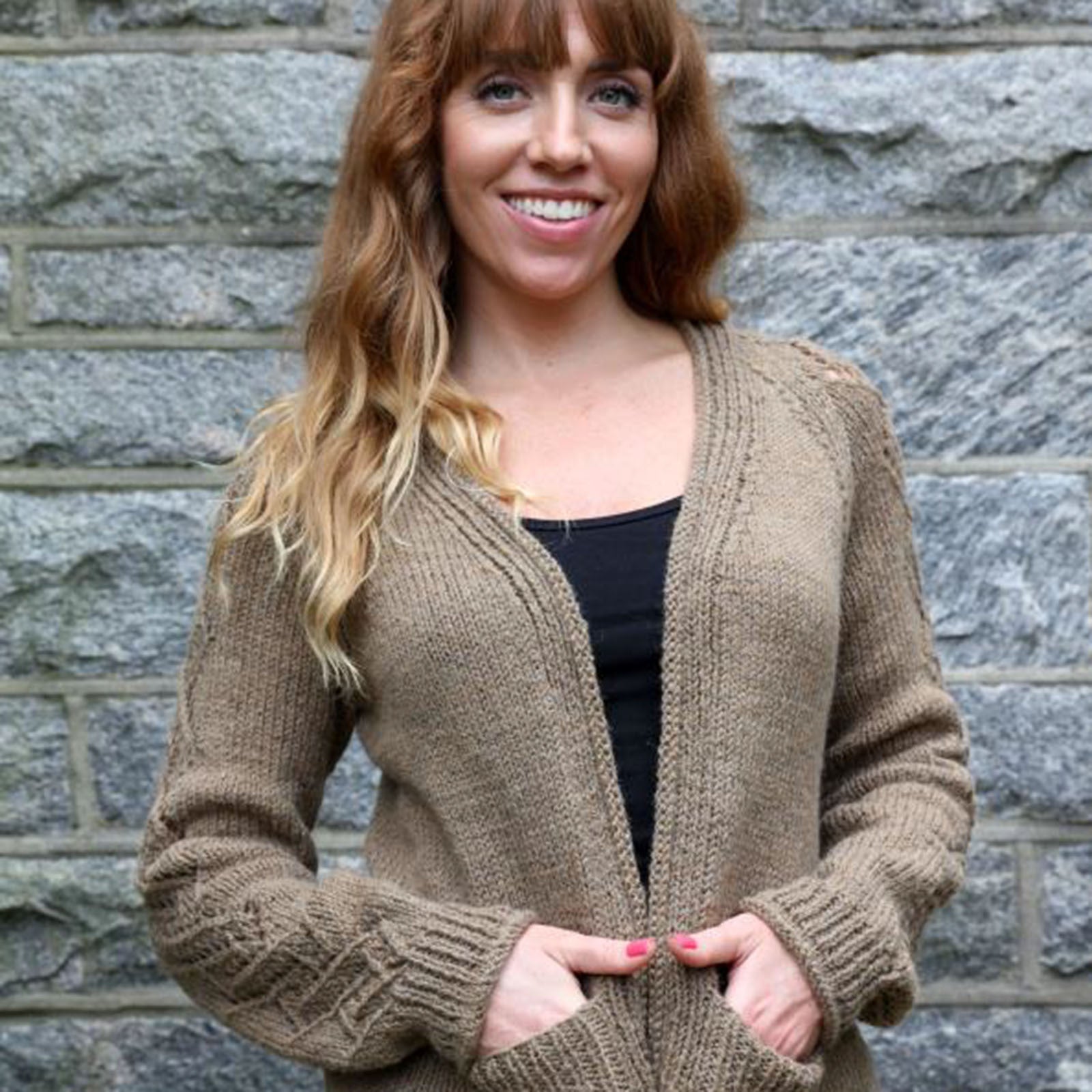 Plymouth Yarn Women's Cable and Lace Cardigan Knitting