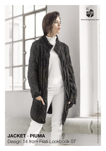 Lana Grossa Jacket Cardigan Knitting Pattern